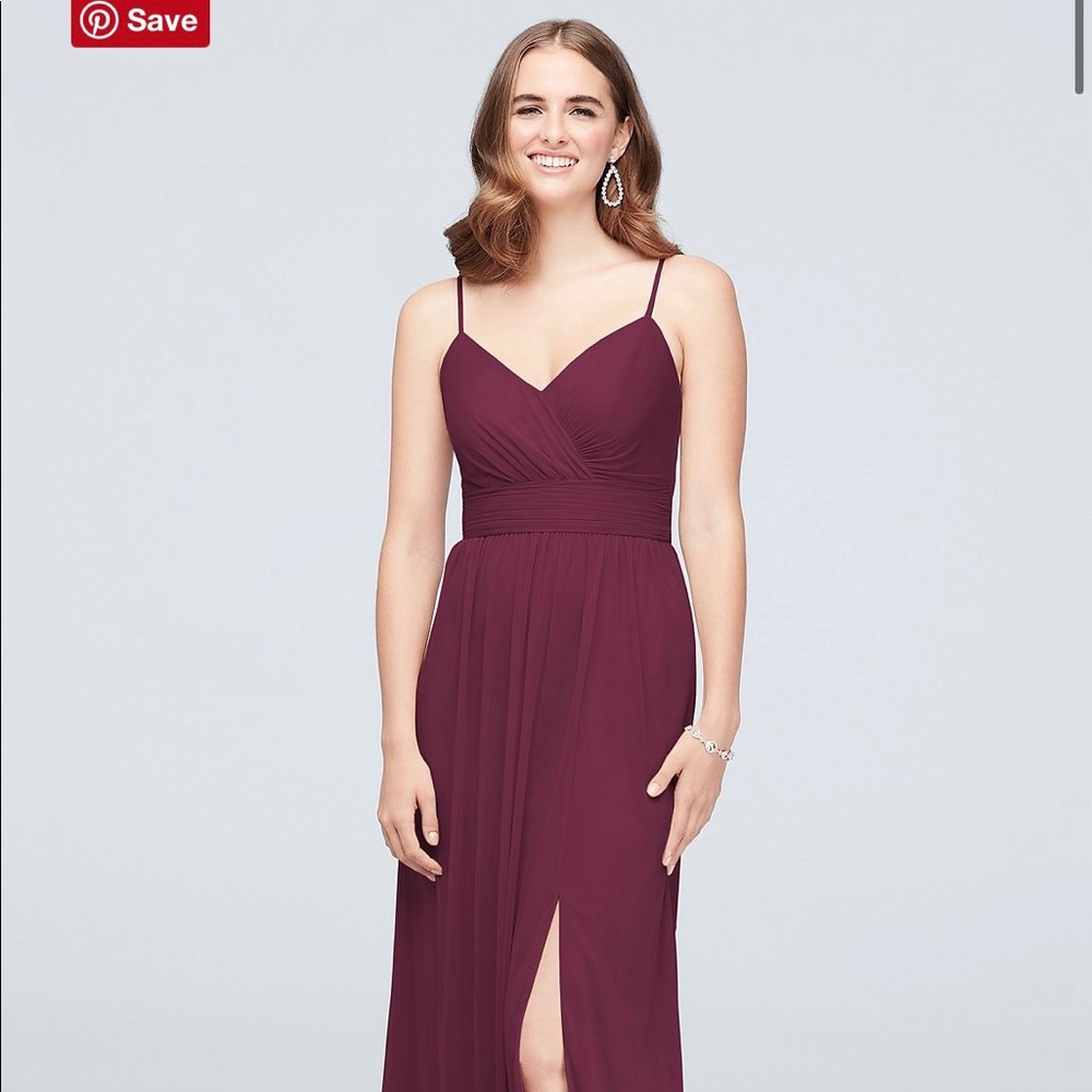 David’s Bridal WINE Dress